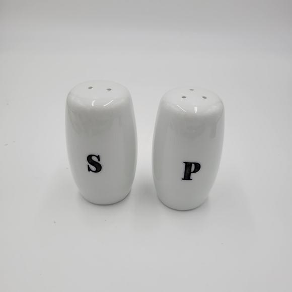 Home Kitchen Salt and Pepper Shaker White Solid Letters Home Kitchen Décor - Picture 2 of 6